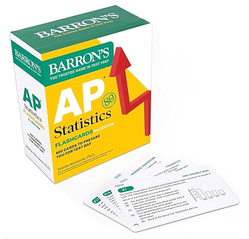 AP Statistics Flashcards, Fifth Edition: Up-to-Date Practice (Barron's AP Prep) Fifth Edition - Epub + Converted Pdf